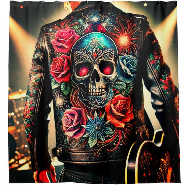 Cortina Para Box Caveira (Frente)