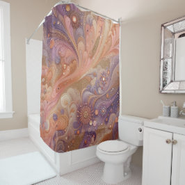 Cortina Para Box Celestial Bloom: Uma dança de esteira e Petais