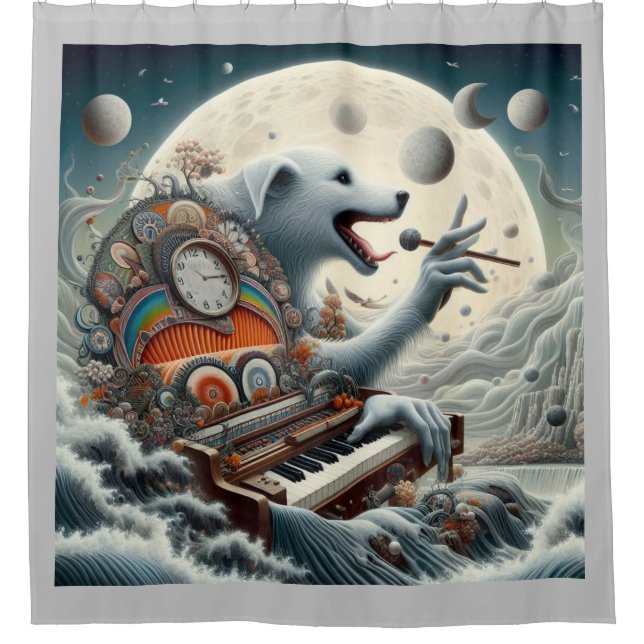 Cortina Para Box Celestial Canis Pianist (Frente)