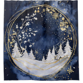Cortina Para Box Celestial Winter Elegance