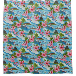 Cortina Para Box Cenas Havaianas