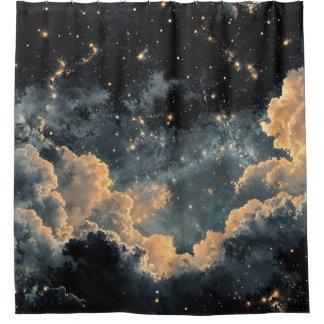 Cortina Para Box Céu noturno com estrelas