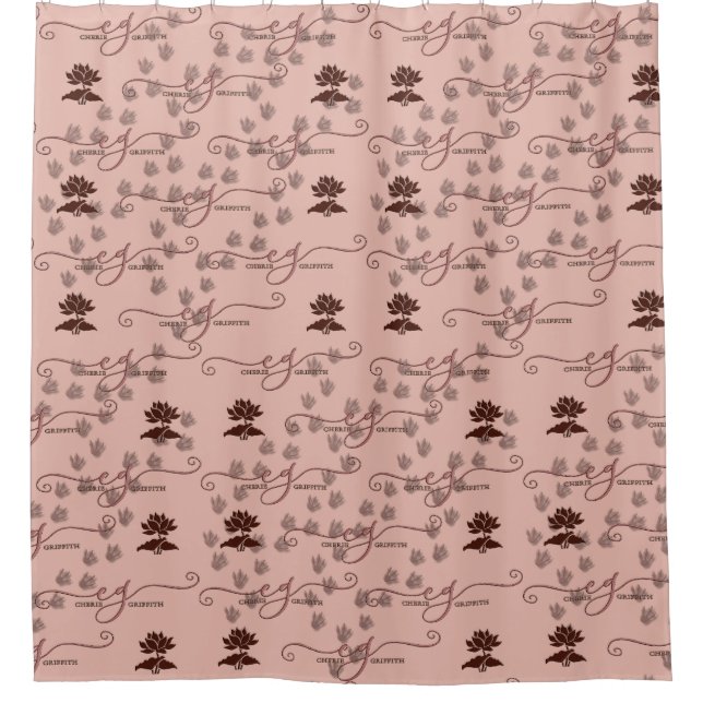 Cortina Para Box CG-Lotus Dragon Prints (Frente)