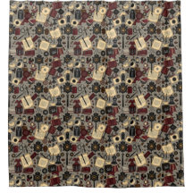 Chá Acadêmico Escuro - Elegância Vintage