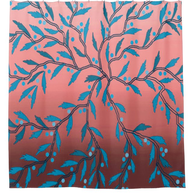 Cortina Para Box Chá de Coral de Algas (Frente)