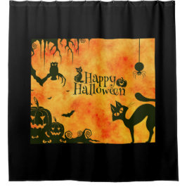 Cortina Para Box Chá de Dia das Bruxas Spooky Decor