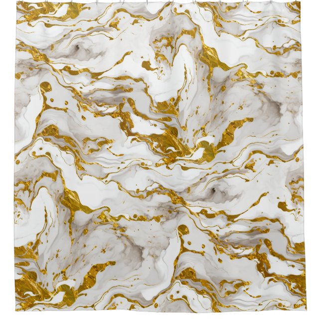 Cortina Para Box Chá Elegante Marbled Mable (Frente)