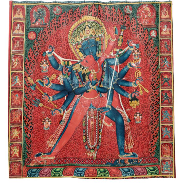 Cortina Para Box Chakrasamvara E Consort Vajravarahi (Frente)