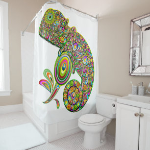 Cortina Para Box Chameleon Psychedelic Fantasy