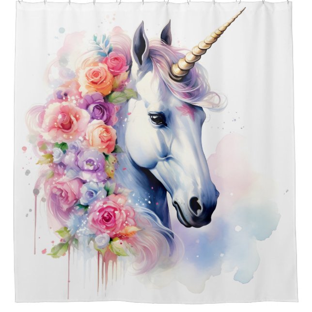 Cortina Para Box Charming Unicorn (Frente)