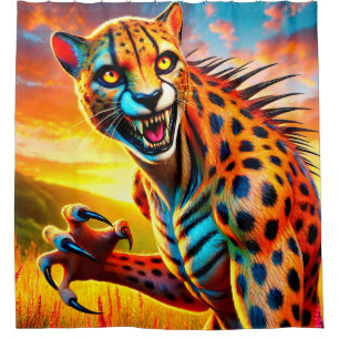 Cortina Para Box Cheetah Art