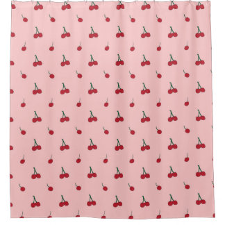 Cortina Para Box Cherry Allover Impressão