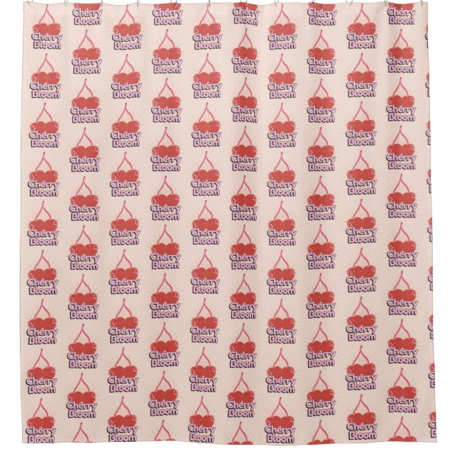 Cortina Para Box Cherry Bloom (Frente)