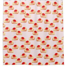 Cortina Para Box Cherry Cheesecake Dessert