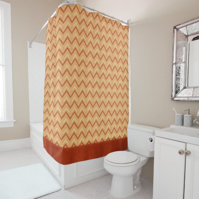Cortina Para Box Chevron Toscano (In Situ)