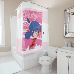 Cortina Para Box Chibi Ladybug em Paris
