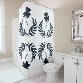 Cortina Para Box Chic Elegant Floral White