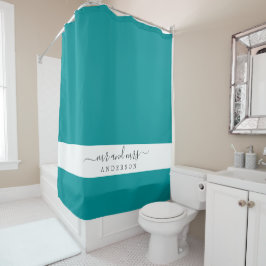 Cortina Para Box Chic Newlywn Sr. Tropical Green Monograma