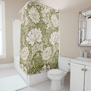Cortina Para Box Chrysanthemum Dourado, William Morris