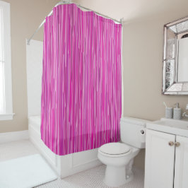 Cortina Para Box Chuva Rosa Vertical Strike