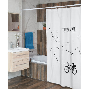 Cortina Para Box Ciclismo da vida, livre como um pássaro personaliz
