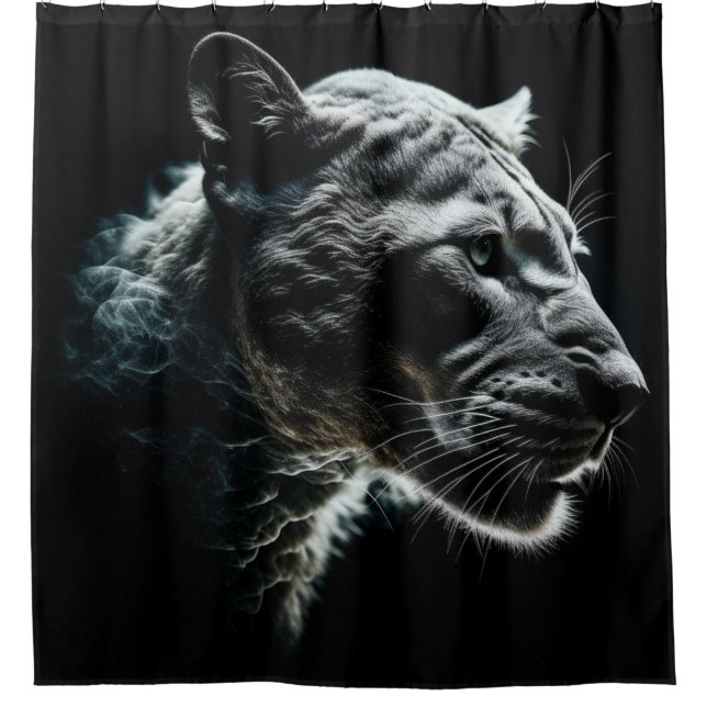 Cortina Para Box Cinza Cougar (Frente)