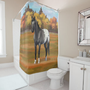 Cortina Para Box Cinza Grulla Appaloosa Quarter Horse Stallion