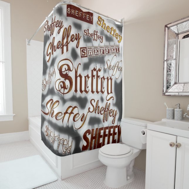 Cortina Para Box Cinzas e bronze - Fontes de Sheffey (In Situ)