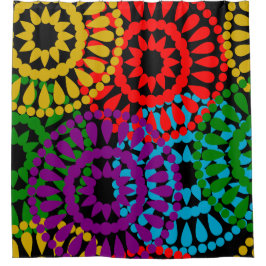 Cortina Para Box Círculos grandes