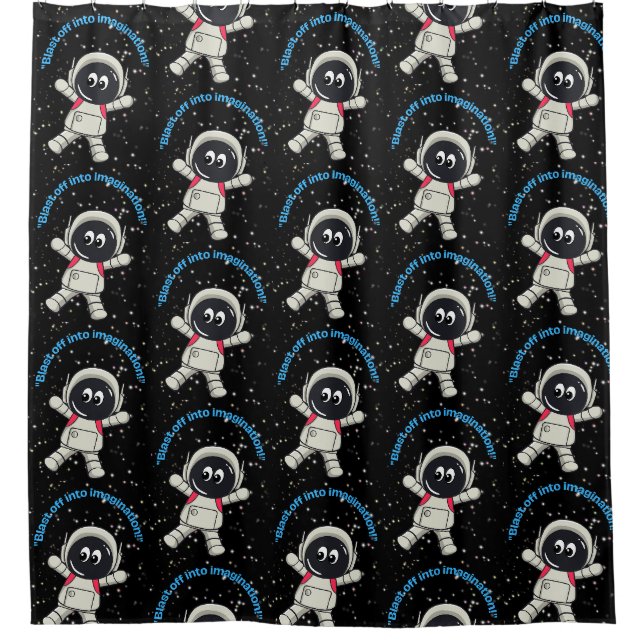 CORTINA PARA BOX CITAÇÃO DE ASTRONAUTA (Frente)