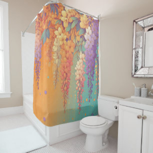 Cortina Para Box Citrus Sunset Wisteria