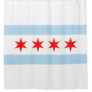 Cortina Para Box City Flag de Chicago (Illinois)