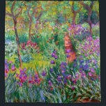 Cortina Para Box Claude Monet: Jardim Íris em Giverny<br><div class="desc">Uma cortina de chá clássica colorida,  com o jardim da íris em Giverny,  pintada pelo pintor impressionista francês Claude Monet.</div>