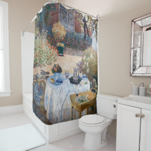 Cortina Para Box Claude Monet - O Luncheon, painel decorativo