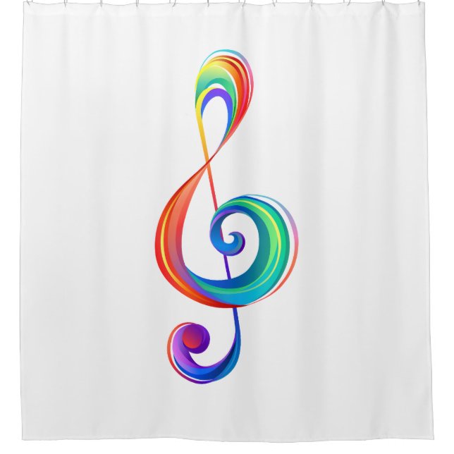 Cortina Para Box Clef (trecho de arco-íris) (Frente)