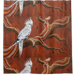 Cortina Para Box Cockatiel aborígene australiano