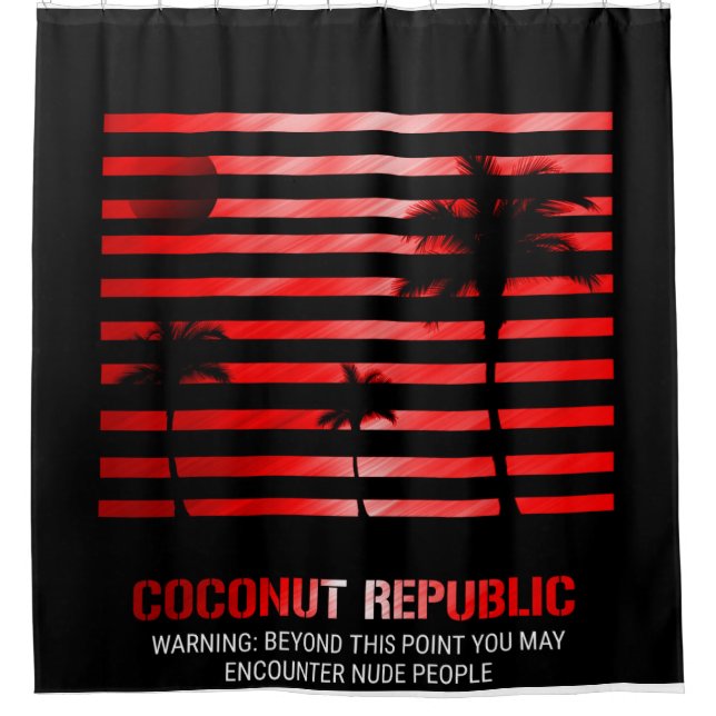 Cortina Para Box Coconut Republic Warning: (Frente)