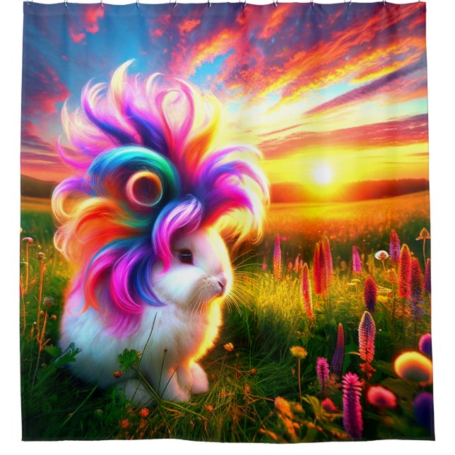 Cortina Para Box Coelhinho Bonito (Frente)