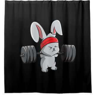 Cortina Para Box Coelho Gym Coelho Ness Weising Arte Engraçada