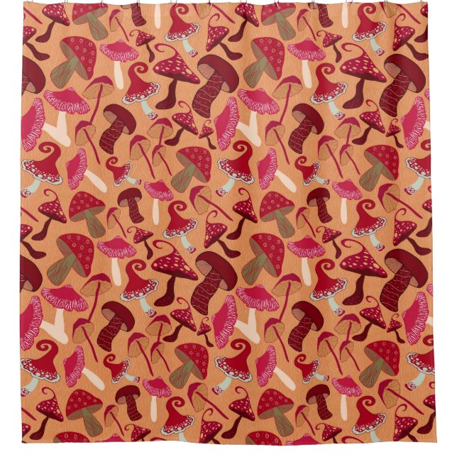 Cortina Para Box Cogumelos Cujos (Frente)