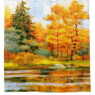Cortina Para Box Colorful vibrant hand drawn watercolor sketch draw