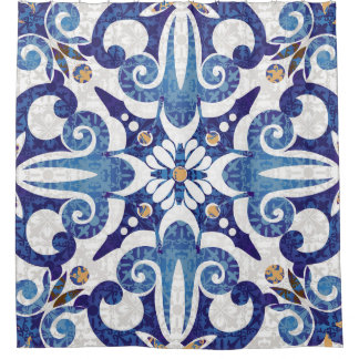 Cortina Para Box Colorido Turco: Padrão Oriental Vintage