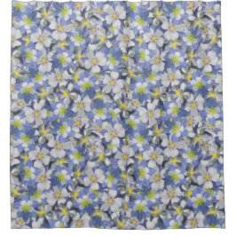 Cortina Para Box Columbines Padrão Sem Costura