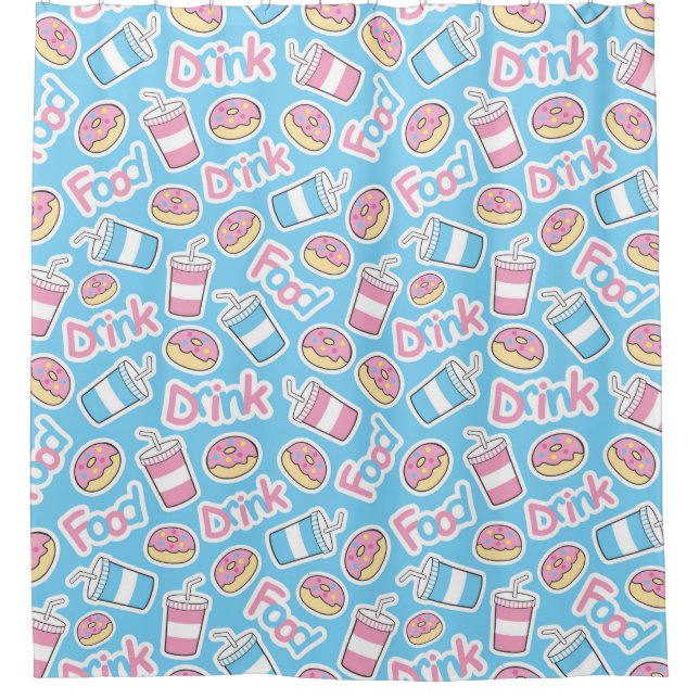 Cortina Para Box Comida rápida (Frente)