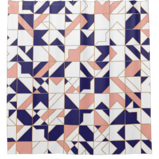 Cortina Para Box Complexo geométrico, moderno e sem costura