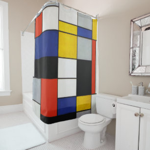 Cortina Para Box Composição, Mondrian