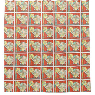Cortina Para Box Conchas de Laranja Russo
