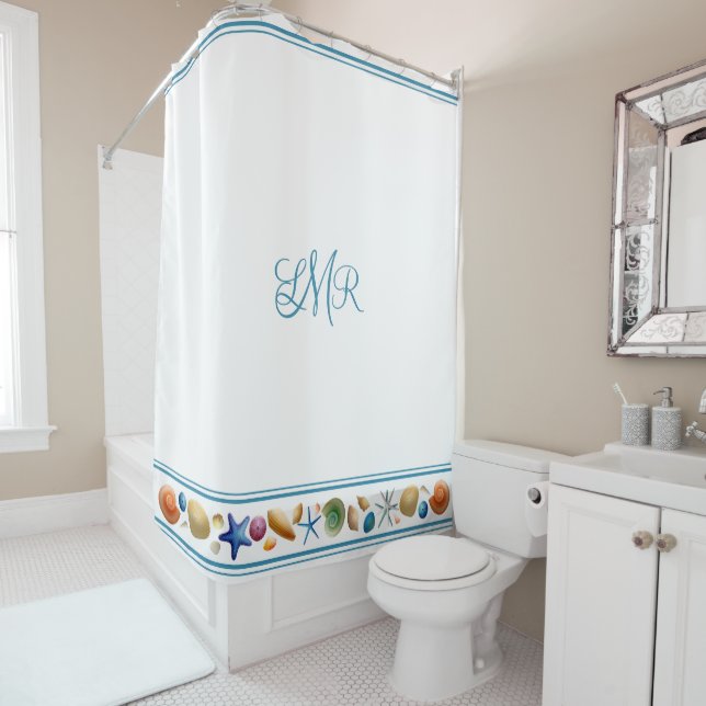 Cortina Para Box Conchas e faixas (In Situ)