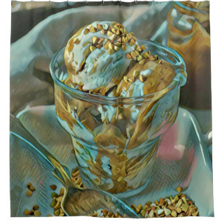 Cortina Para Box cone de sorvete de Verão