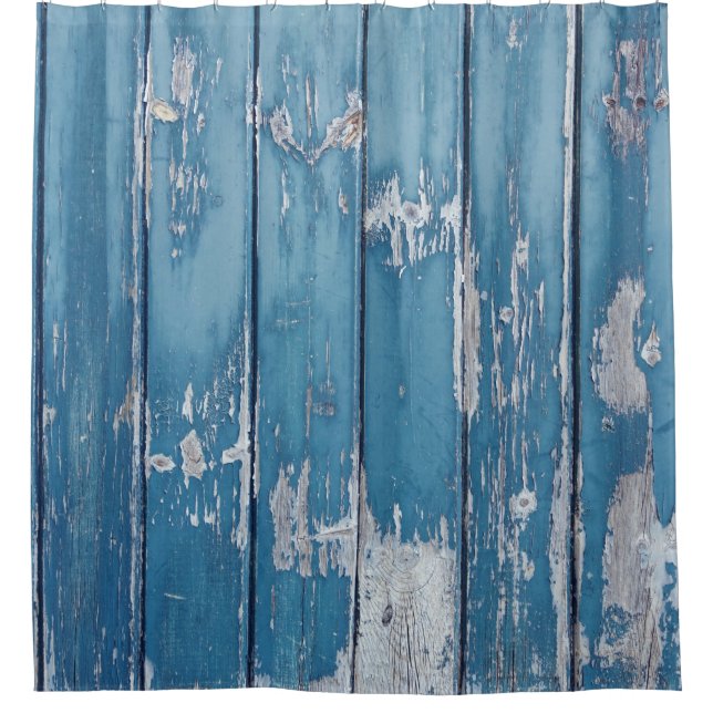 Cortina Para Box Conselho de madeira de téal e castanha (Frente)